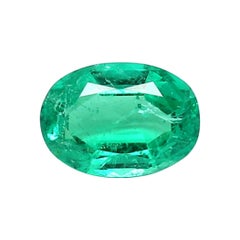 Certified 1.19 Carat Colombian Emerald