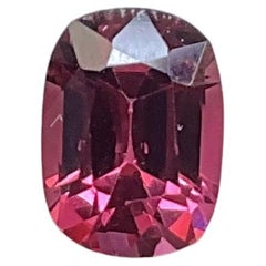 Certified 1.20 cts vivid pink Burmese spinel cushion cutstone natural gem spinel