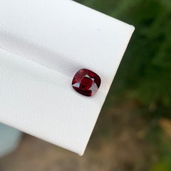Certified 1.28 Carat Natural Loose Vivid Red Spinel Gemstone From Tanzania