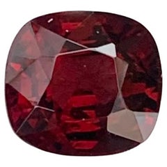 Certified 1.28 Carat Natural Loose Vivid Red Spinel Gemstone From Tanzania