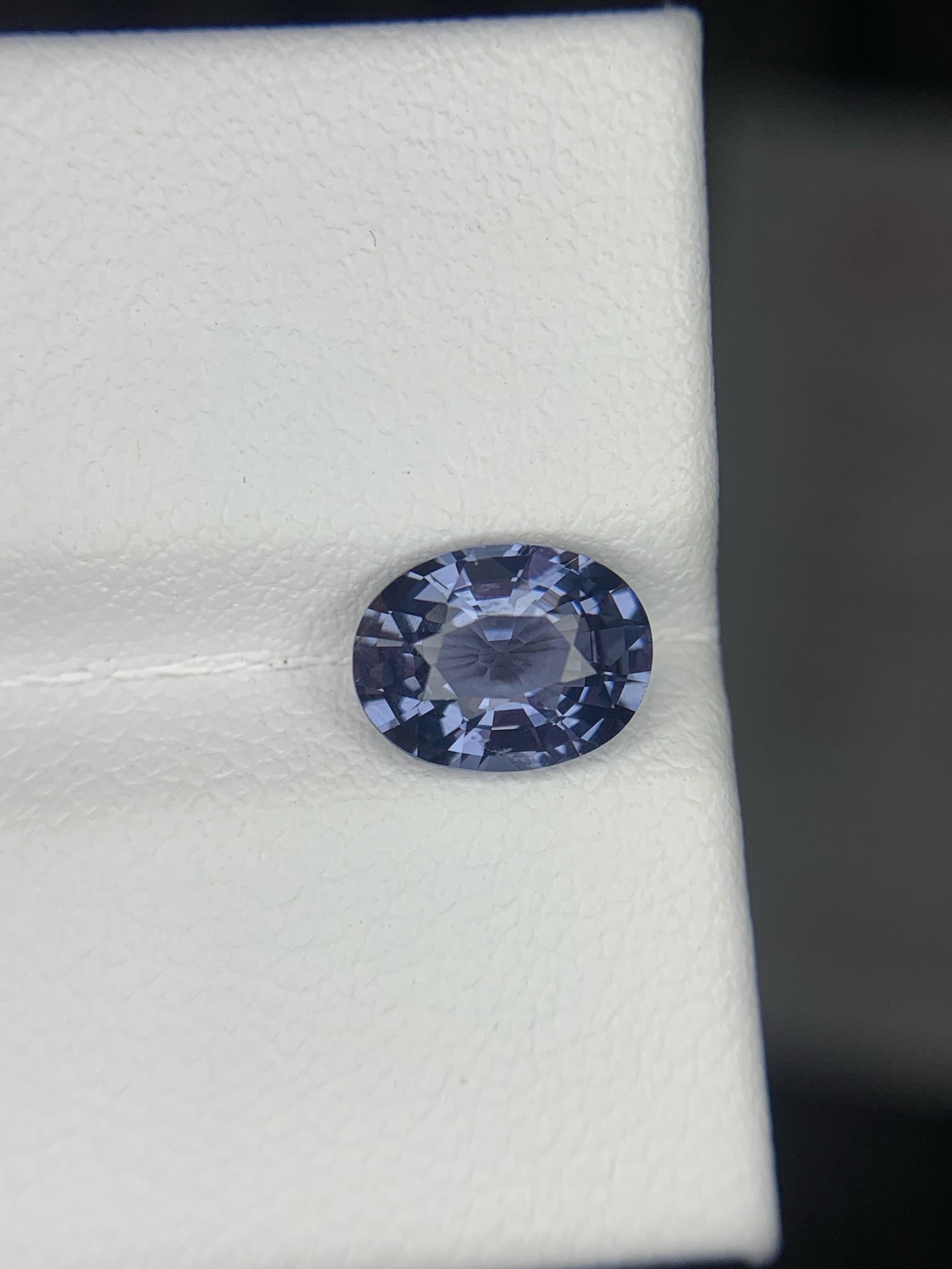 Zertifizierter 1,31 Karat natürlicher loser kobaltblauer Spinell aus Tansania im Angebot 4