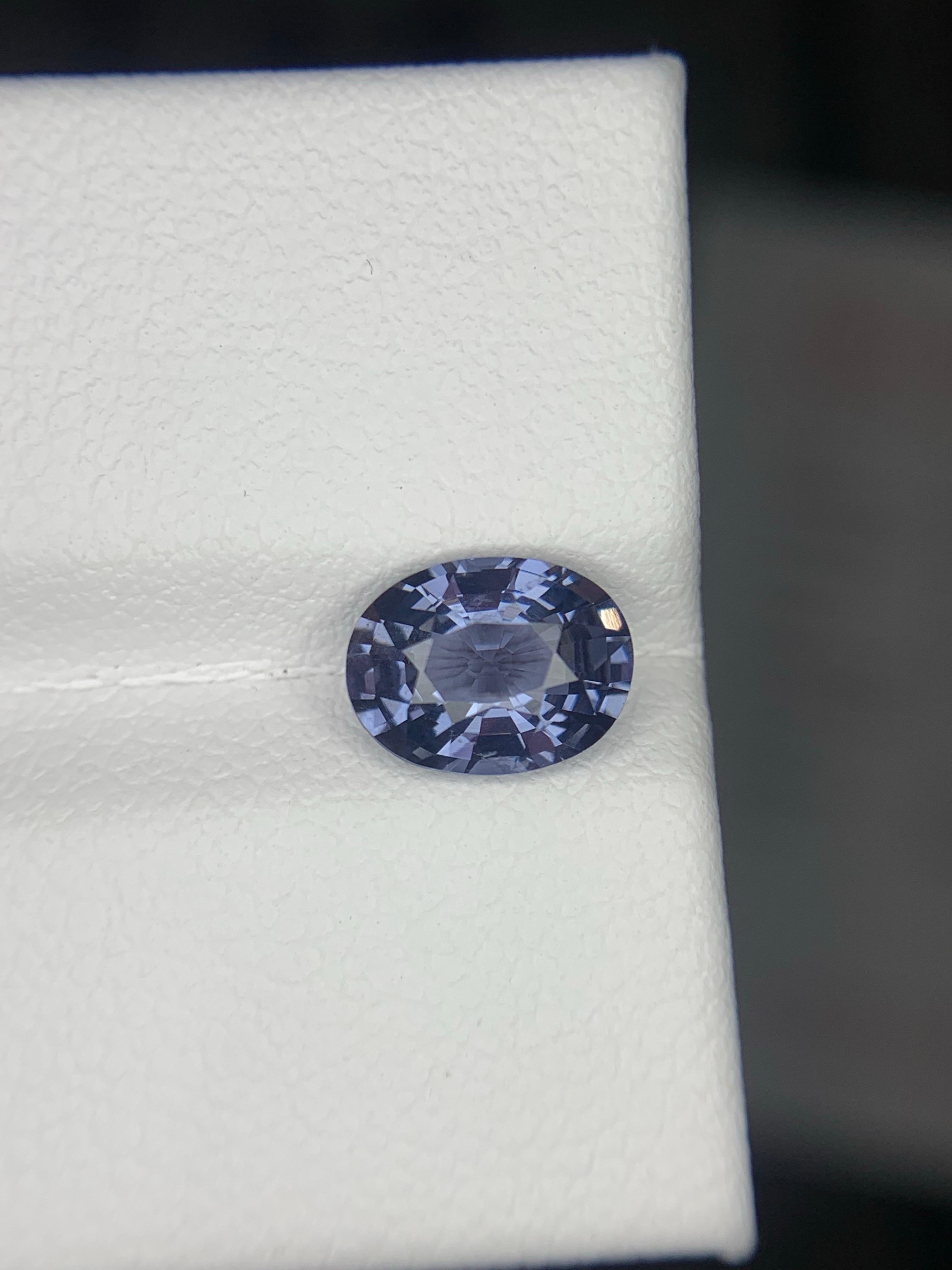 Zertifizierter 1,31 Karat natürlicher loser kobaltblauer Spinell aus Tansania im Angebot 6