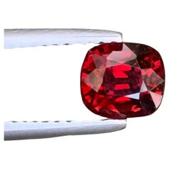 Certified 1.32 Carat Natural Loose Spinel Cushion Cut Gemstone