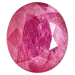 Certified 13.36 Carat Mozambique Ruby Oval Faceted Cut stone No Heat Natural Gem