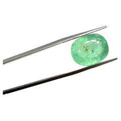 Certified 13.73 Carats Green Paraiba Tourmaline Oval Cut Stone for Fine Jewelry