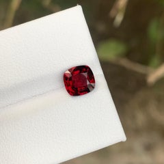 Certified 1.44 Carat Natural Loose Red Spinel Gemstone From Tanzania