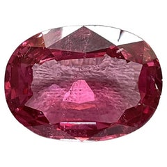 Certified 14.92 Cts vivid pink spinel cutstone natural gem quality spinel