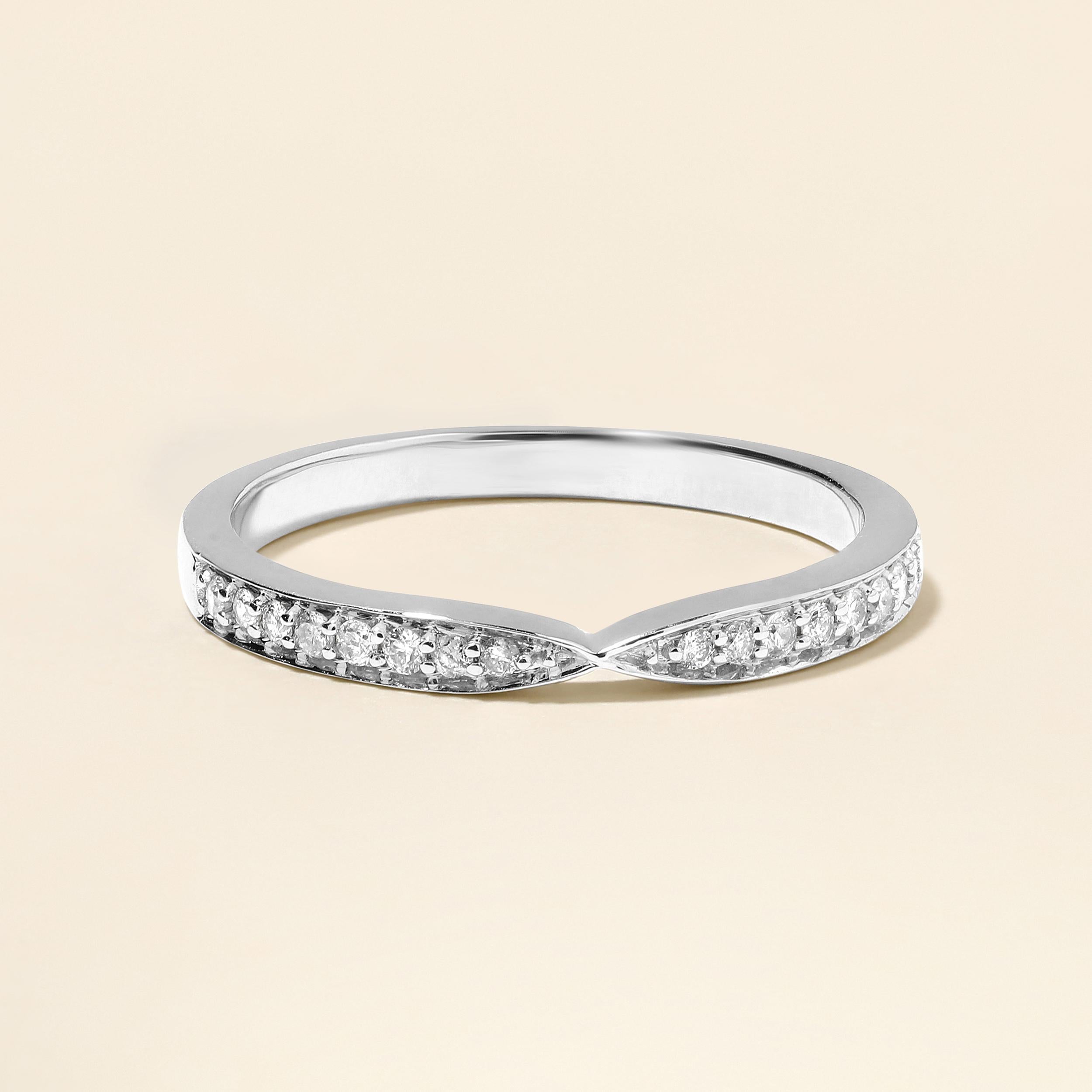 Ring Size: US 7

Crafted in 2.11 grams of 14K White Gold, the ring contains 16 stones of Round Natural Diamonds with a total of 0.14 carat in G-H color and I1-I2 clarity.

CONTEMPORARY AND TIMELESS ESSENCE: Crafted in 14-karat/18-karat with 100%