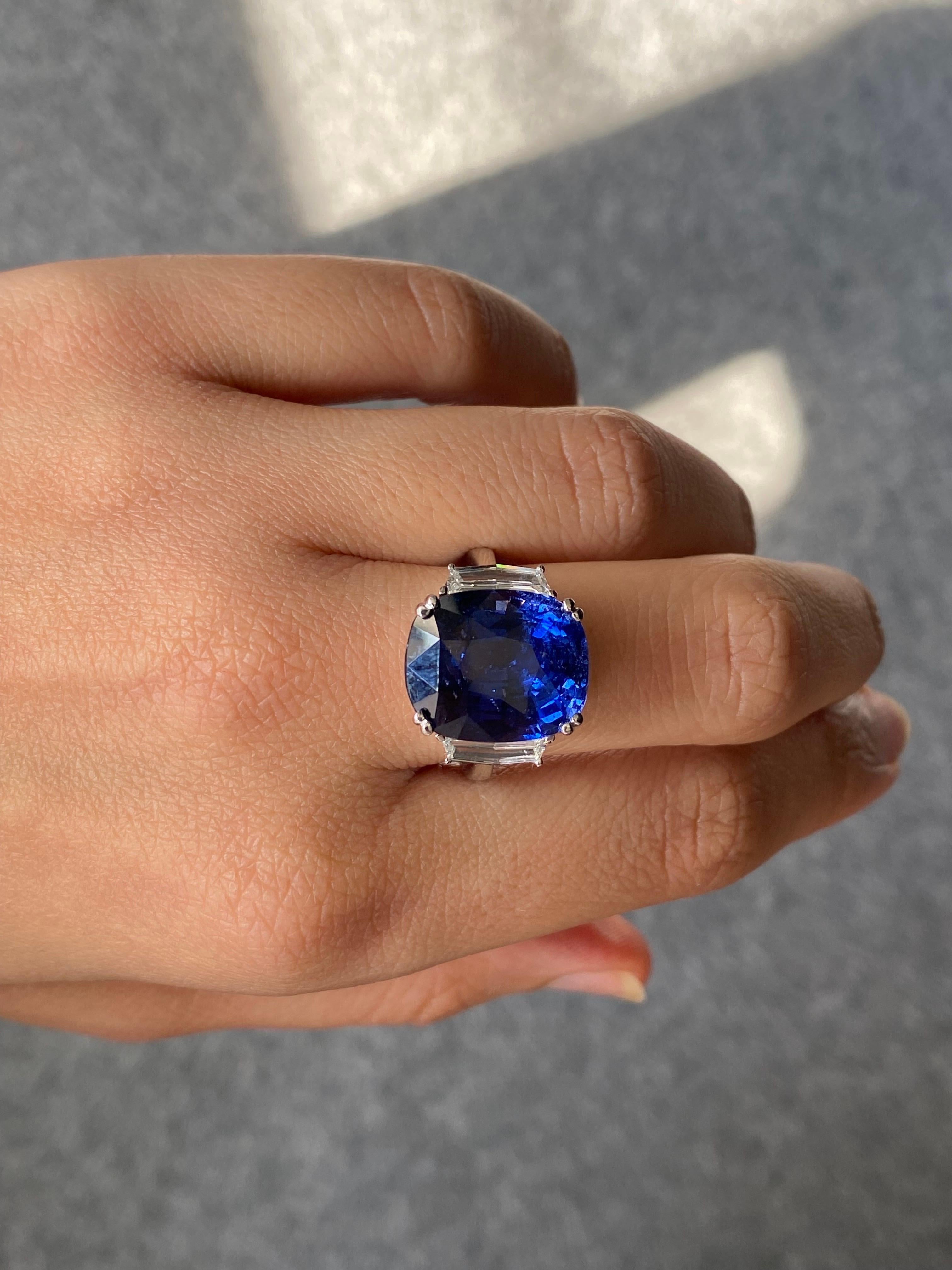 15 carat sapphire ring
