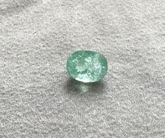 Certified 15.06 Carats Blue Paraiba Tourmaline Oval Cut Stone for Fine Jewelry