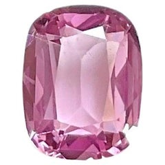 Certified 1.54 Carats baby pink Burmese spinel cushion natural gemstone spinels