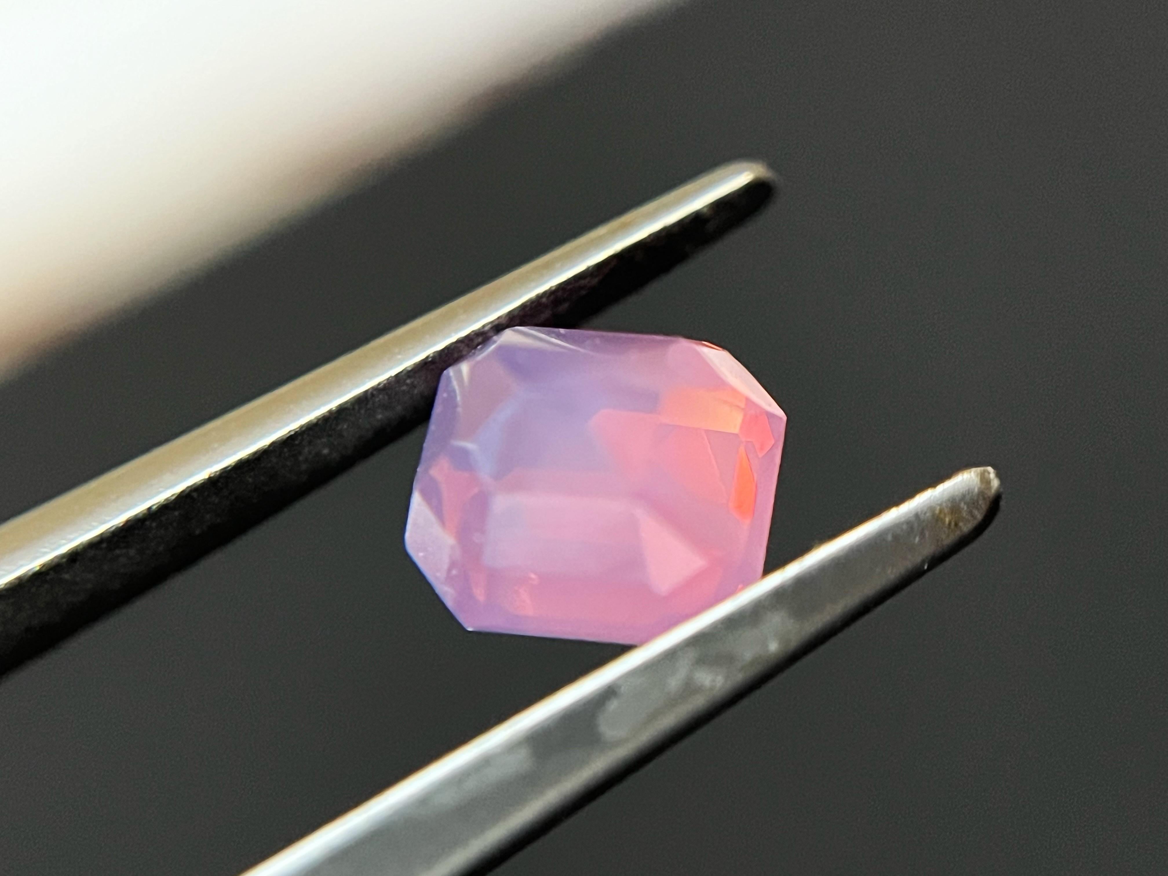 Certified 1.55 Carat Natural Neon Dreamy Milky Pink Mahenge Spinel For Sale 6