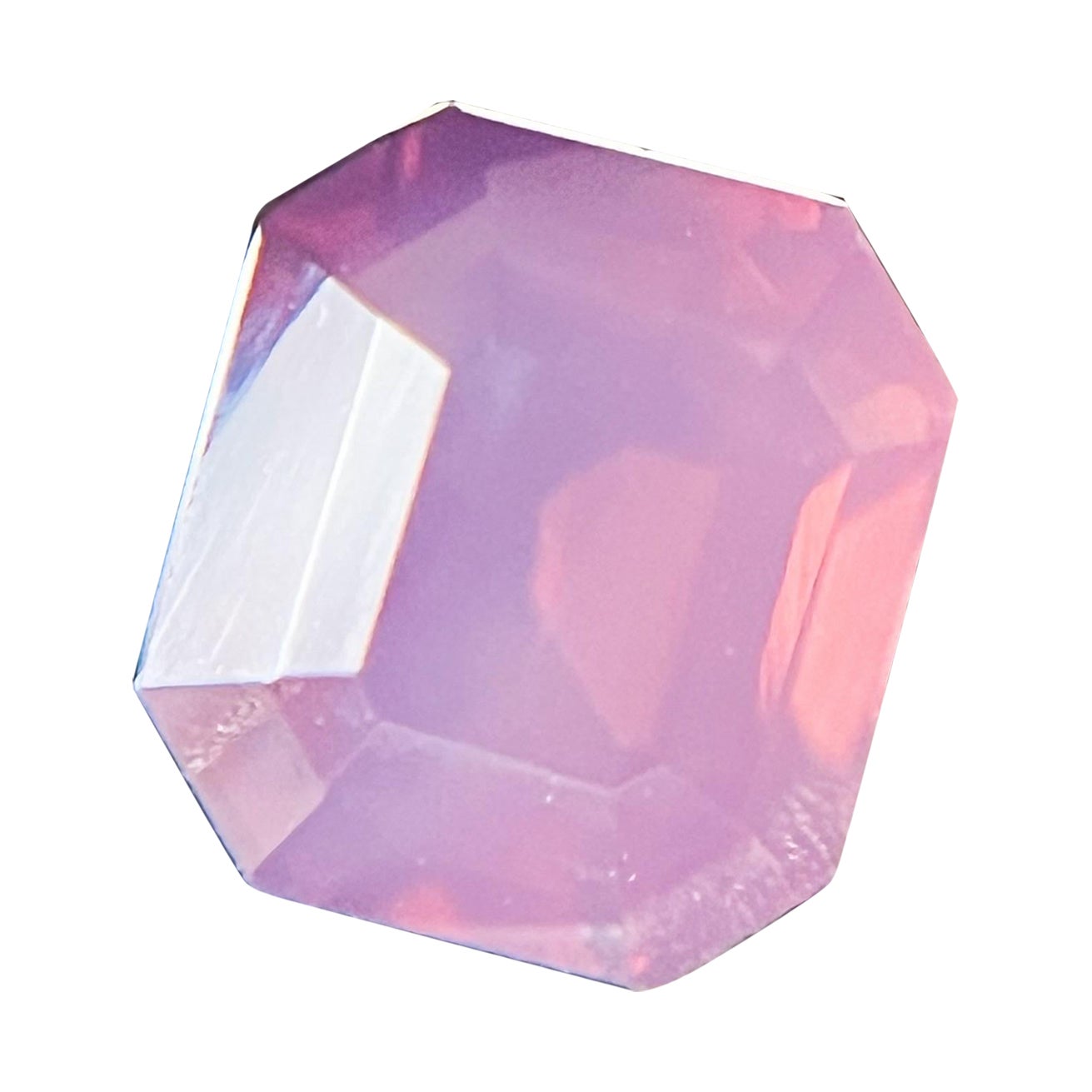 Espinela Mahenge de color rosa lechoso de ensueño neón natural certificada de 1,55 quilates en venta