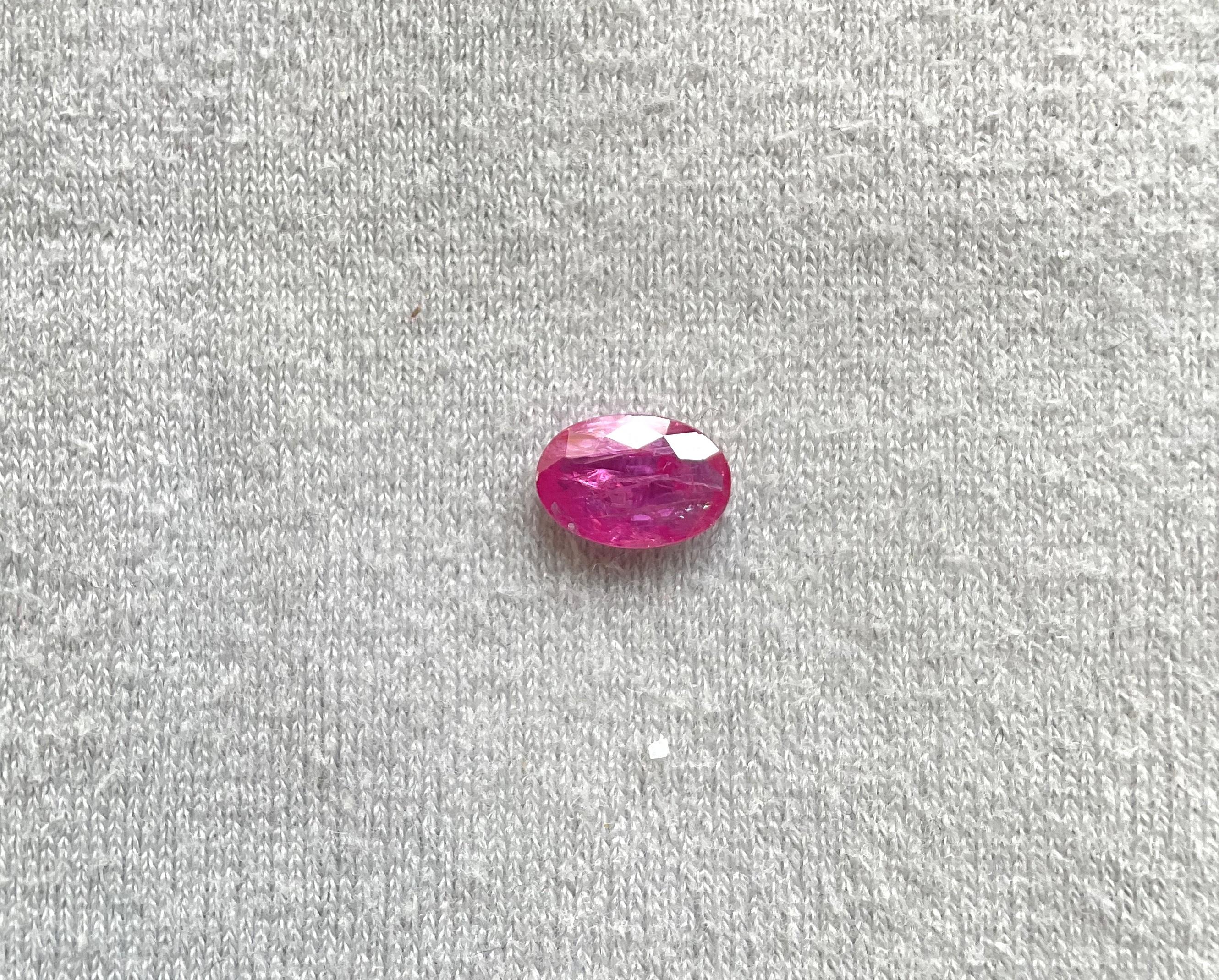 Certified 1.60 Carats Mozambique Ruby Oval Faceted Cut stone No Heat Natural Gem

Weight: 1.60 Carats
Size: 9x6x2.5 MM
Pieces: 1
Shape: Faceted Oval cut stone