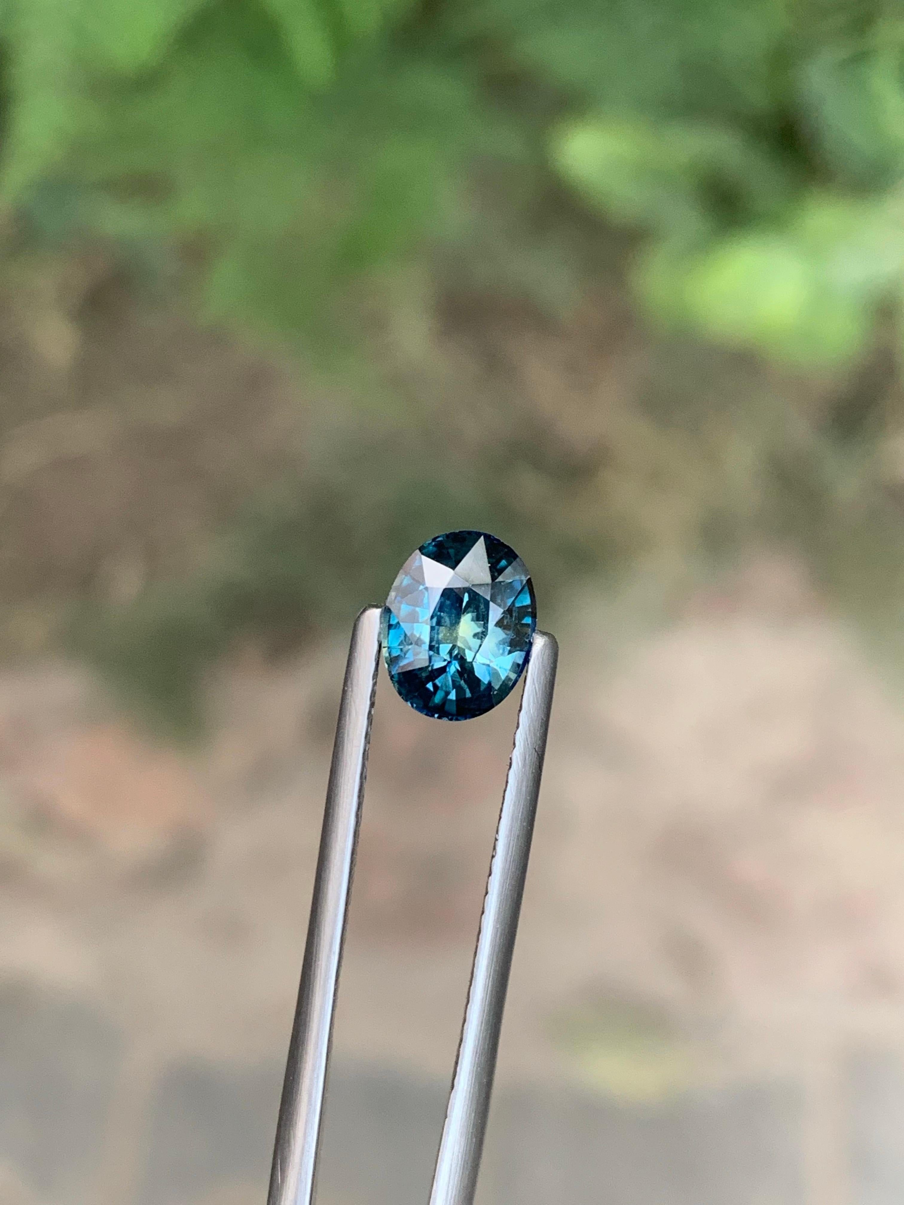 Certified 1.63 Carat Natural Loose Bi Colour Sapphire From Madagascar, Africa en vente 6