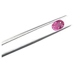 Certified 1.69 Carats Mozambique Ruby Oval Faceted Cutstone No Heat Natural Gem