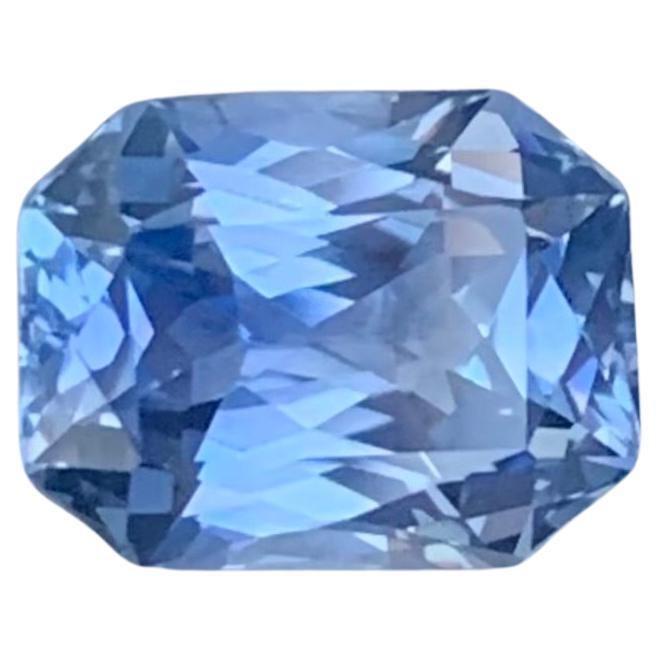 Zertifizierter 1,70 Karat natürlicher loser blauer violetter Saphir in Achteckform Edelstein im Angebot