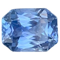 Zertifizierter 1,70 Karat natürlicher loser blauer violetter Saphir in Achteckform Edelstein