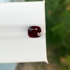 Certified 1.71 Carat Natural Loose Red Spinel Gemstone From Tanzania
