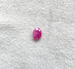 Certified 1.71 Carats Mozambique Ruby Oval Faceted Cut stone No Heat Natural Gem