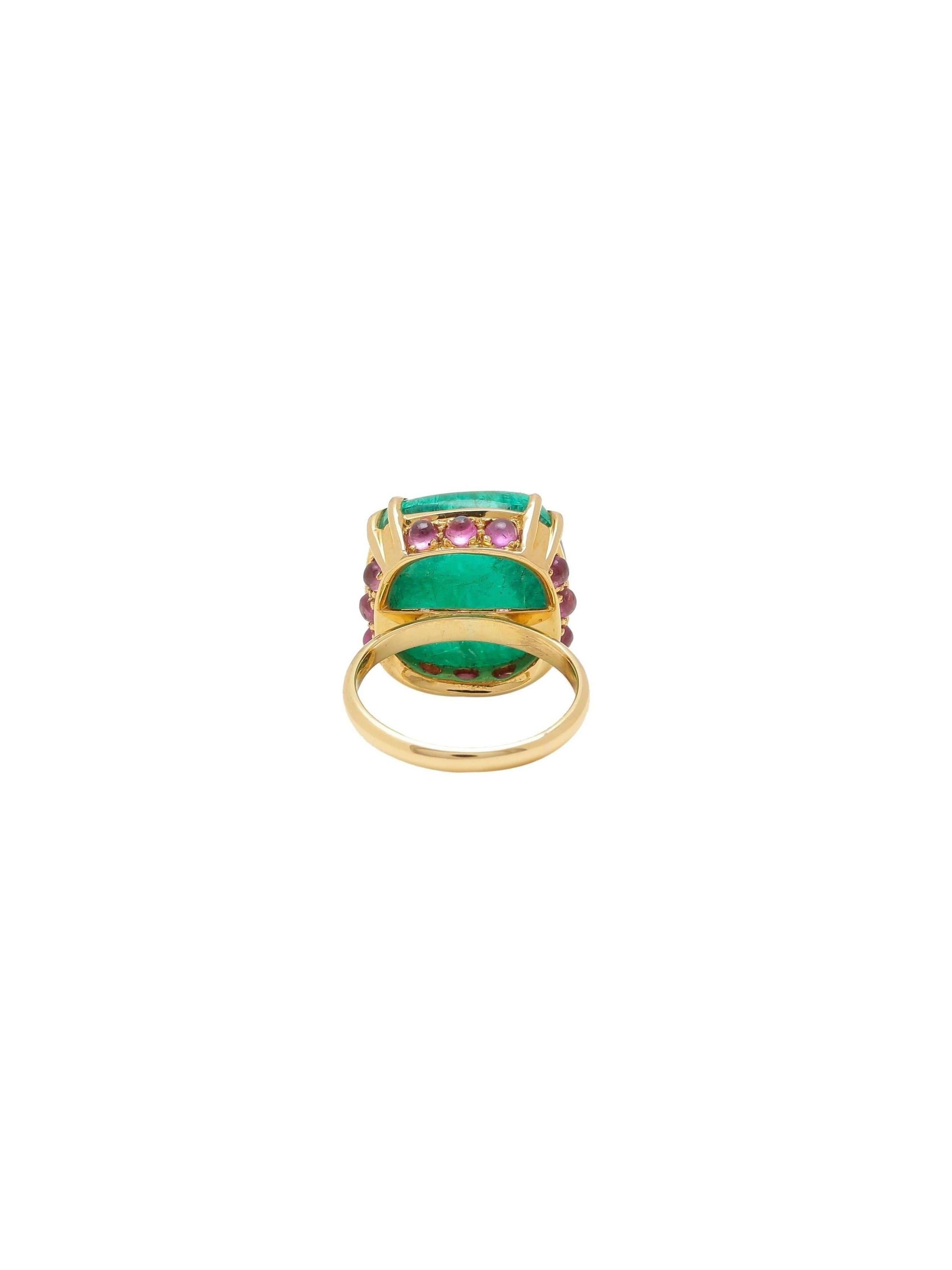 sugarloaf emerald ring