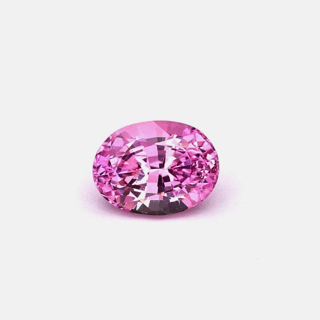 Ceylon Pink sapphire 1.08 Carats unheated Gemstone internal flawless clarity

• Variety: Sapphire
• Origin: Sri Lanka (Ceylon)
• Color(s): Pink
• Shape/Cutting Style: Oval
• Cut: Wellcut
• Dimensions: 7.1mm x 9.3mm x 6.2mm
• Calibrated: No
• Clarity