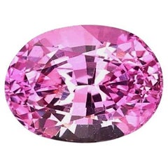 Certified 1.85 Ct Unheated Pink Sapphire Ceylon Origin Ring Gemstone 