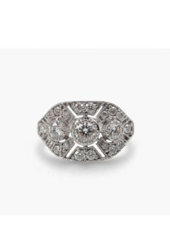 Certified 1.90 Ct Round Brillant Shape Diamonds F/VS1 18K Gold Ring