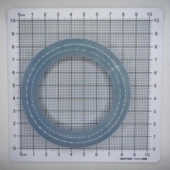 Certified 1900s Qing Dynasty Misty Blue Ice-Type Genuine Burmese Jadeite Bangle