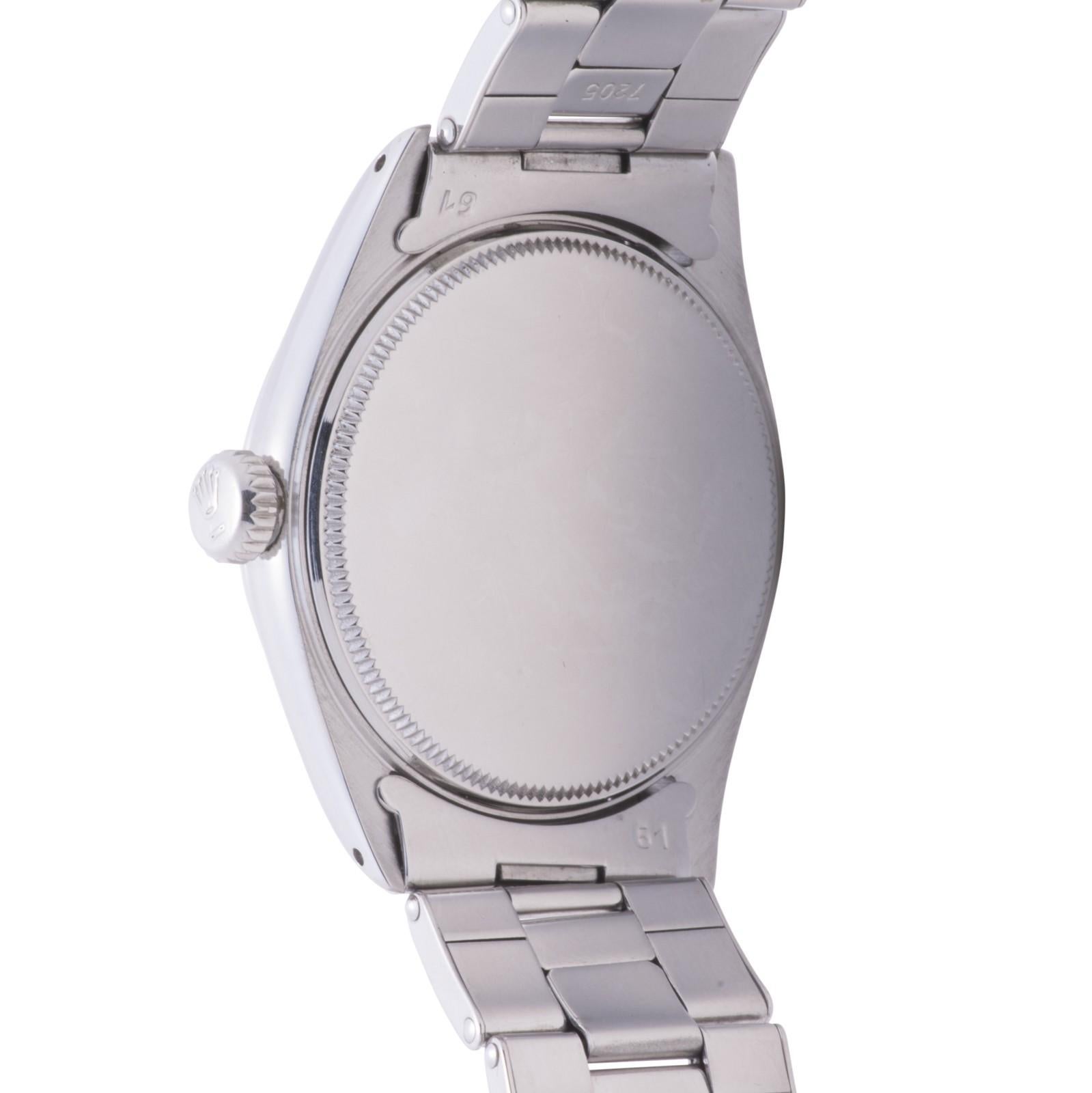 Contemporary Certified 1956 Rolex Precision 6480 Off-White Dial For Sale