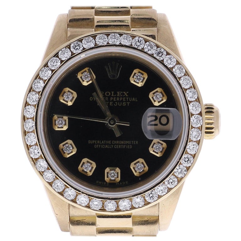 Certified 1982 Rolex Datejust 6917 Black Dial For Sale At 1stdibs