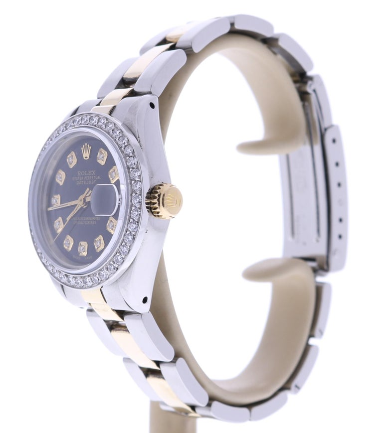 Certified 1982 Rolex Oyster Perpetual Datejust 6917 Black Dial For Sale 