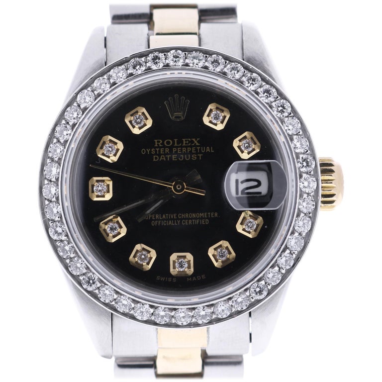 Certified 1982 Rolex Oyster Perpetual Datejust 6917 Black Dial For Sale 