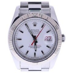 Certified 2005 Rolex Datejust 116234 36 Millimeters White Dial