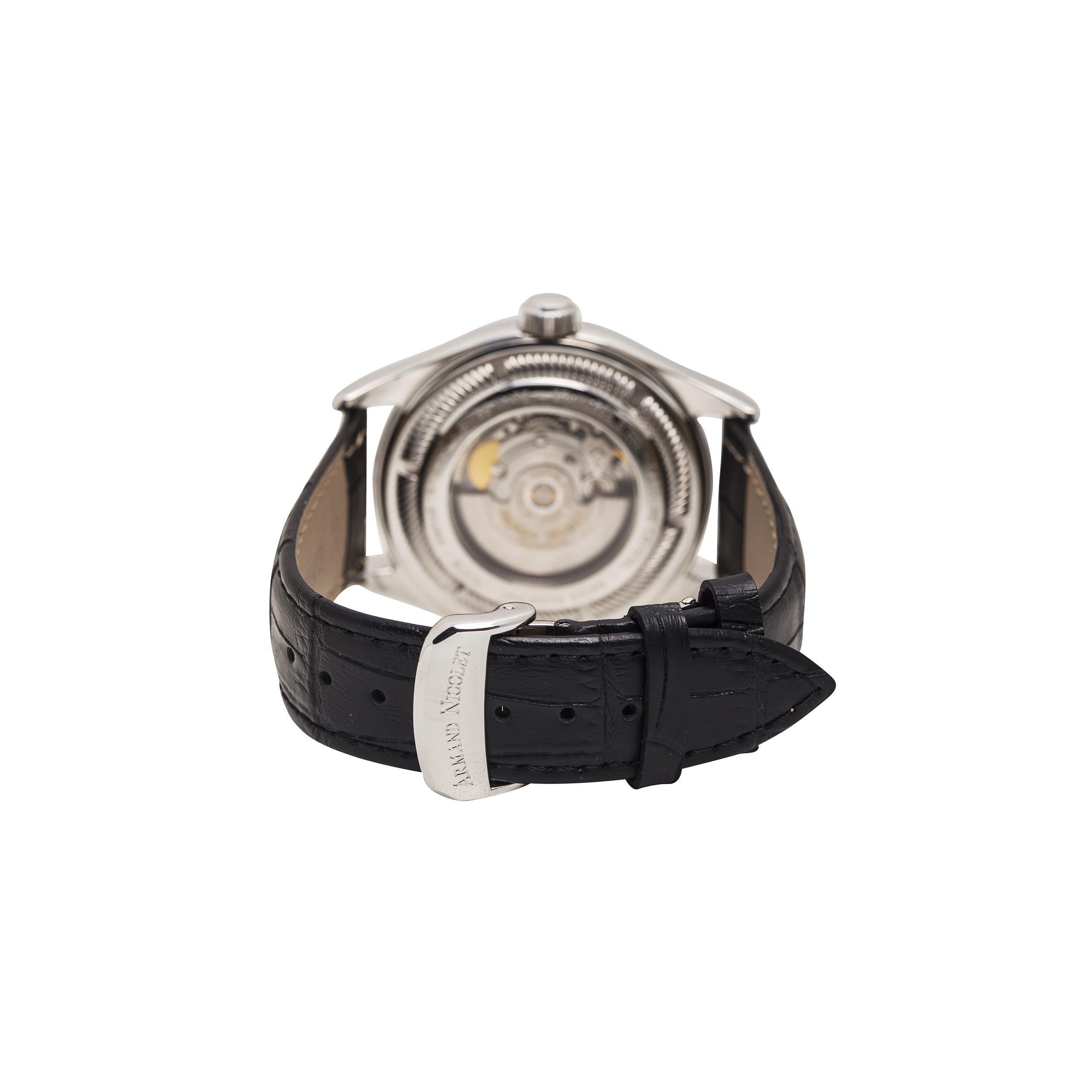 Armand Nicolet MO2 Reference #:30932. . Verified and Certified by WatchFacts. 1 year warranty offered by WatchFacts.