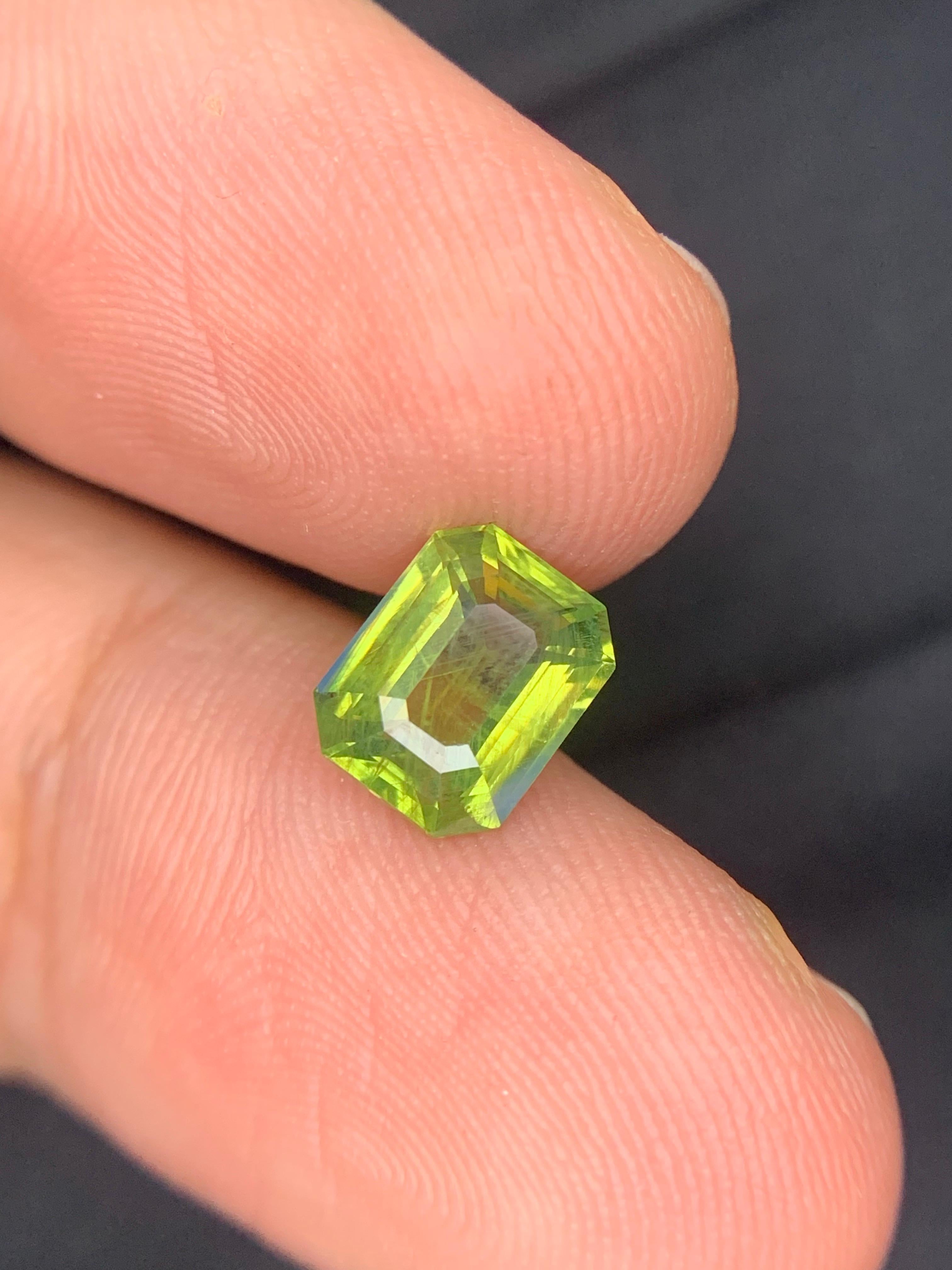 Zertifizierter 2,03 Karat natürlicher loser bläulich grüner Saphir Edelstein im Angebot 6