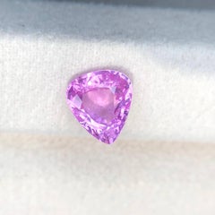 Certified 2.06 Carat Pastel Pink Natural Sapphire Pear Cut Loose Gemstone