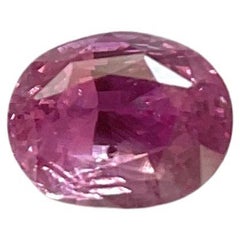 Certified 2.06 Carats Mozambique Ruby Oval Faceted Cut stone No Heat Natural Gem