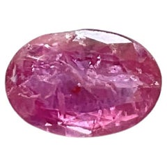Certified 2.08 Carats Mozambique Ruby Oval Faceted Cut stone No Heat Natural Gem