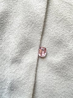 Certified 2.22 Carats baby pink Burmese spinel cushion natural gemstone spinels