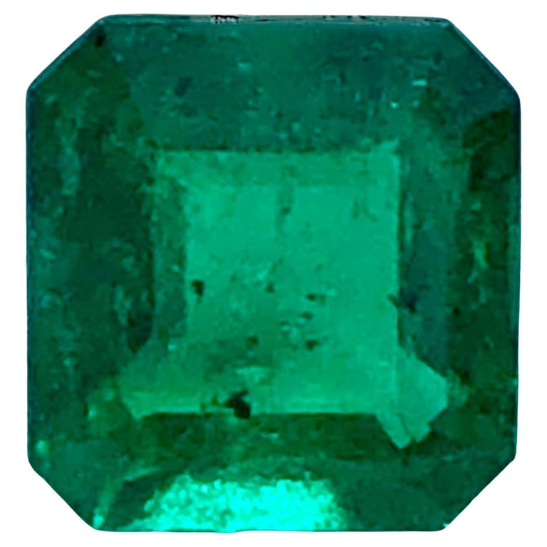 Certified 2.30 Carat Natural AAA Colombian Emerald Square Cut Vivid Green  For Sale at 1stDibs | natural aaa emerald, square cut gemstone, square cut  emerald