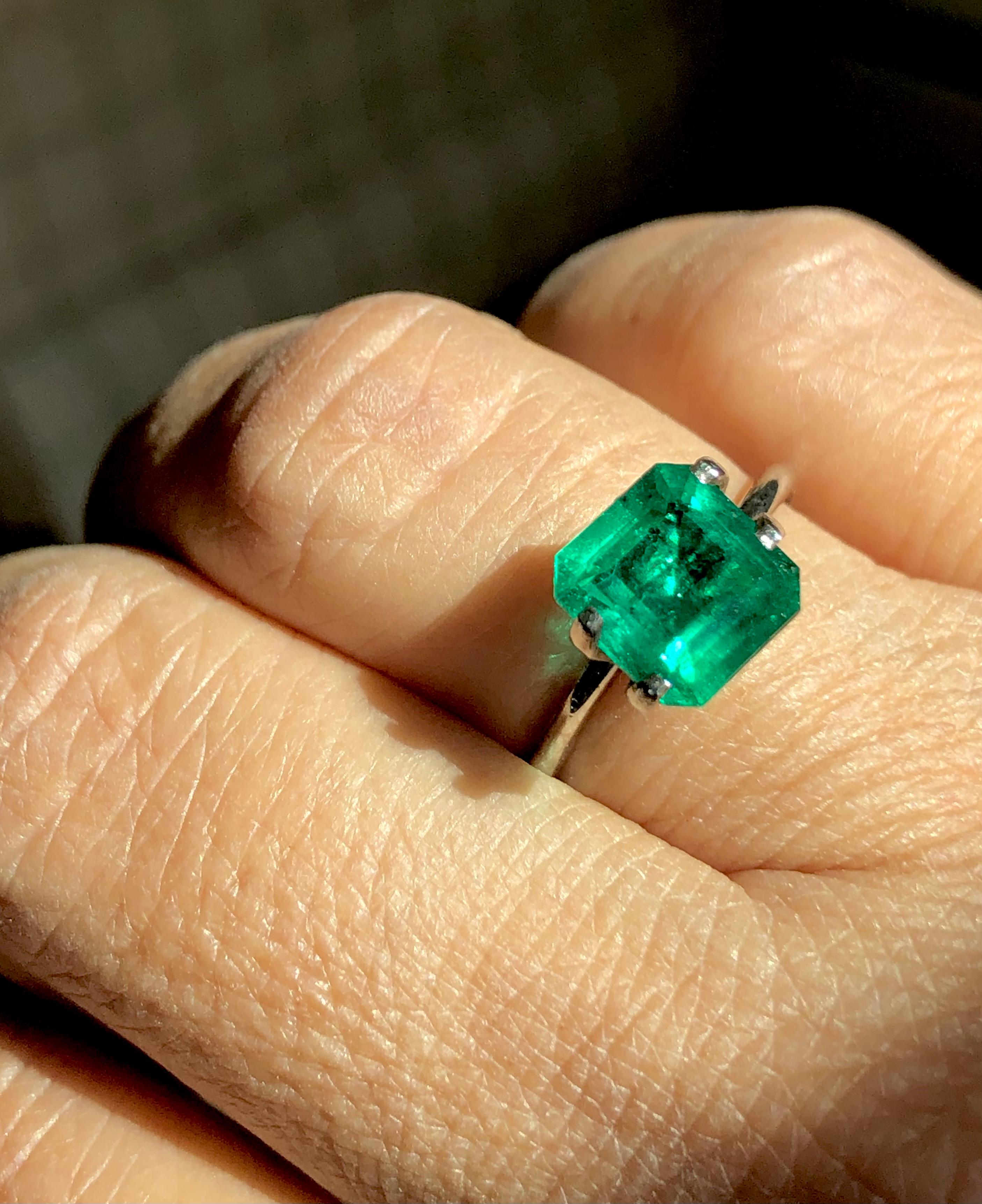 square cut emerald