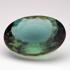 Certified 24.47 Carat Green Apatite Gemstone
