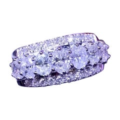 Zertifizierter 2,50 Karat natürlicher Diamanten 18K Gold Ring mit Diamanten