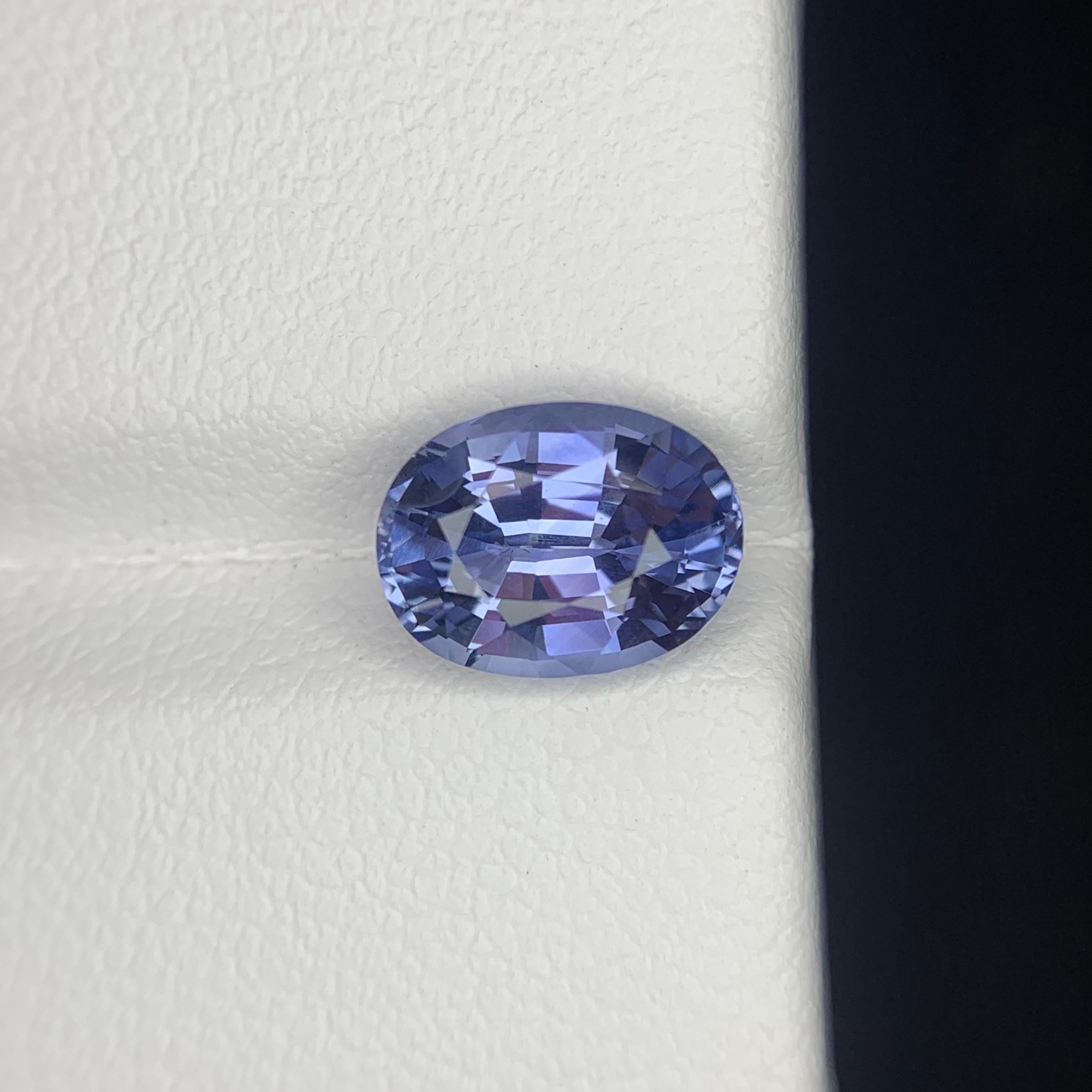 Zertifizierte 2,51 Karat natürlichen losen blauen Saphir Oval Form Edelstein aus Madagaskar im Angebot 6