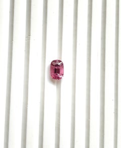 Certified 2.51 Carats baby pink Burmese spinel cushion natural gemstone spinels