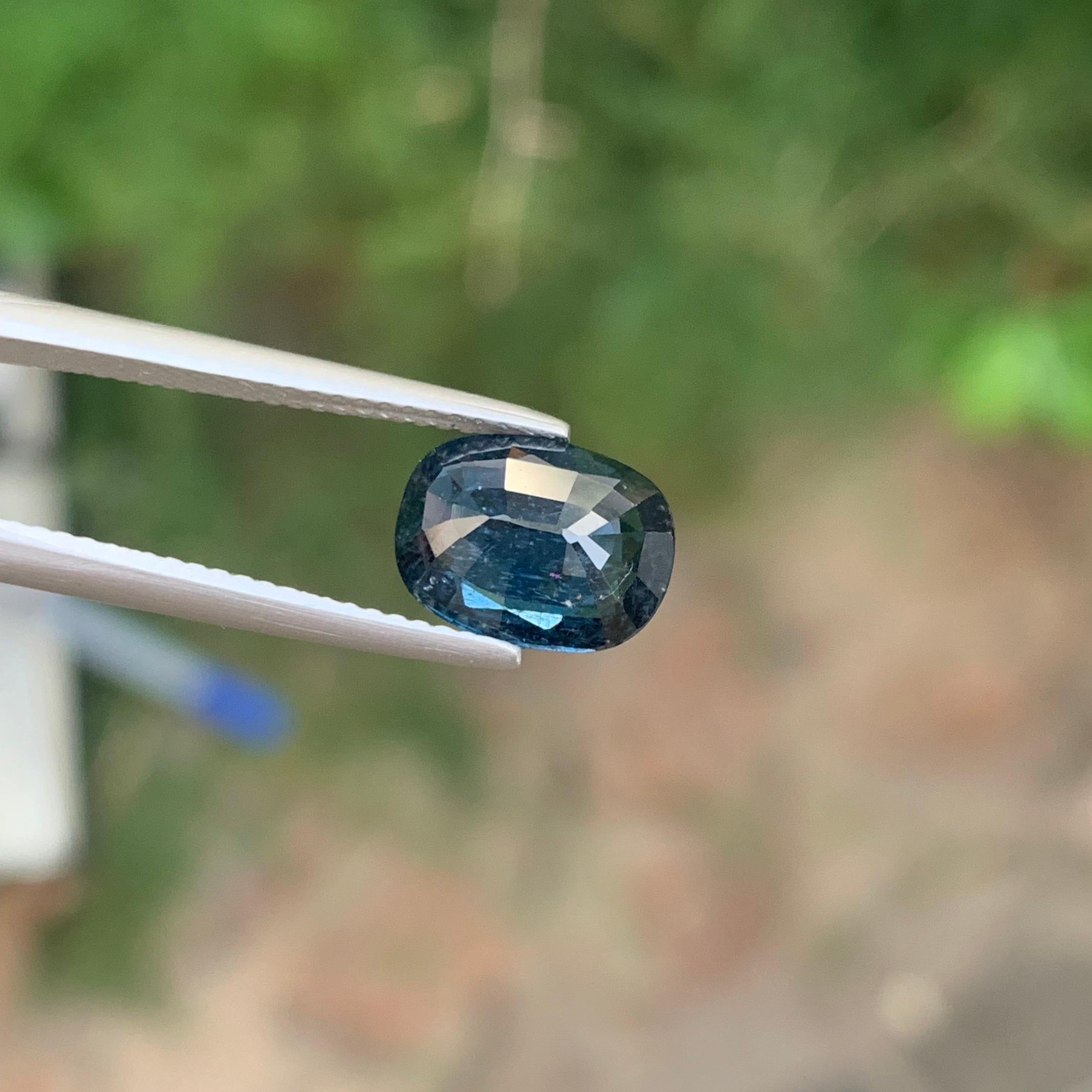 Loose Blue Spinel

Weight: 2.52 Carat 
Dimension: 9.97 x 7.60 x 3.91 Mm
Colour: Blue 
Cut: Cushion 
Origin: Vietnam
Treatment: Non 
Certificate: Available 

Faceted blue spinel from Vietnam is a highly sought-after gemstone prized for its vivid