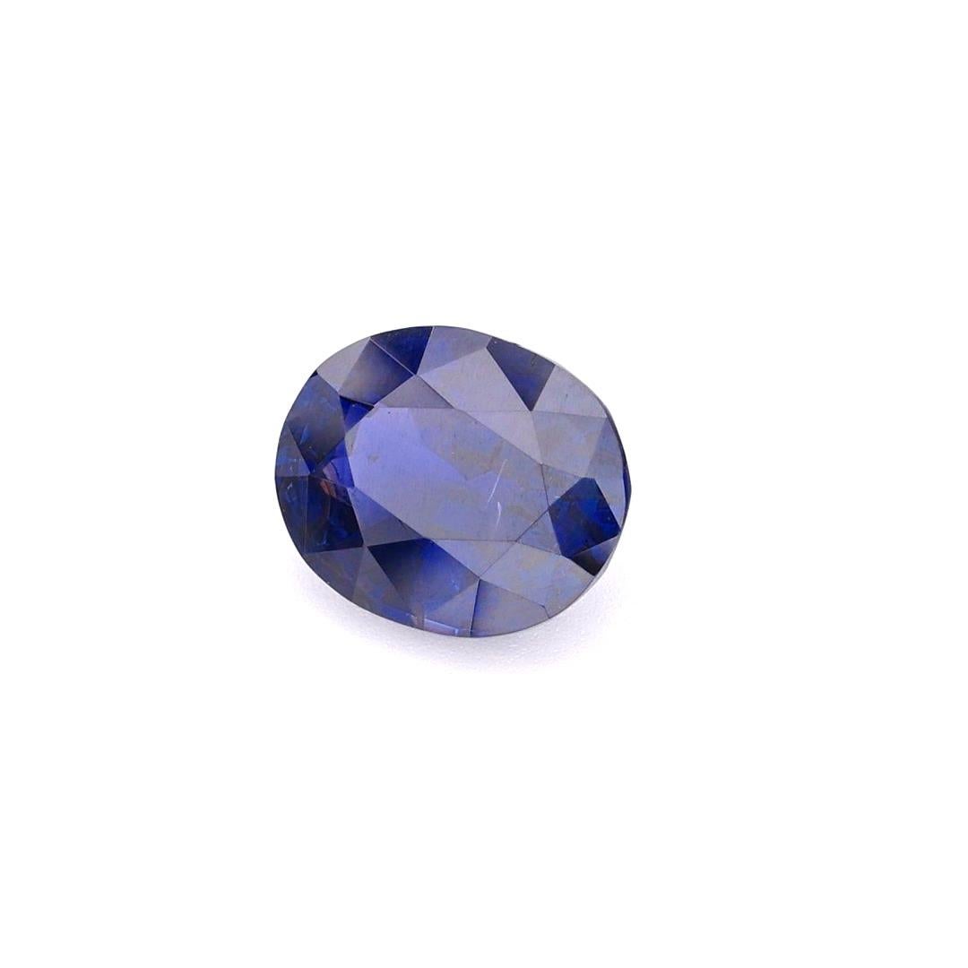 Certified 2.55 Ct No heat Royal Blue Sapphire Ceylon Origin Ring Gemstone  In New Condition For Sale In Makola, LK