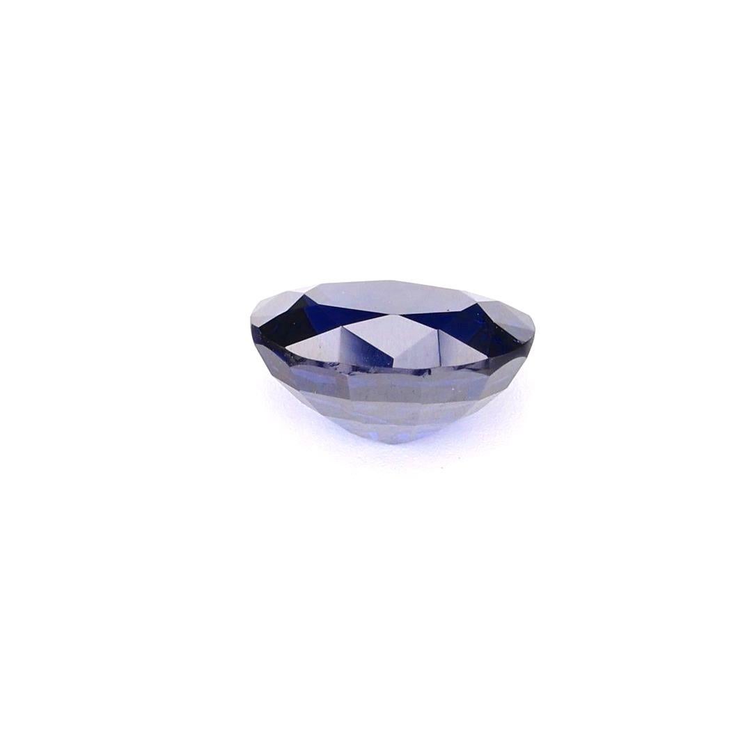 Certified 2.55 Ct No heat Royal Blue Sapphire Ceylon Origin Ring Gemstone  For Sale 1
