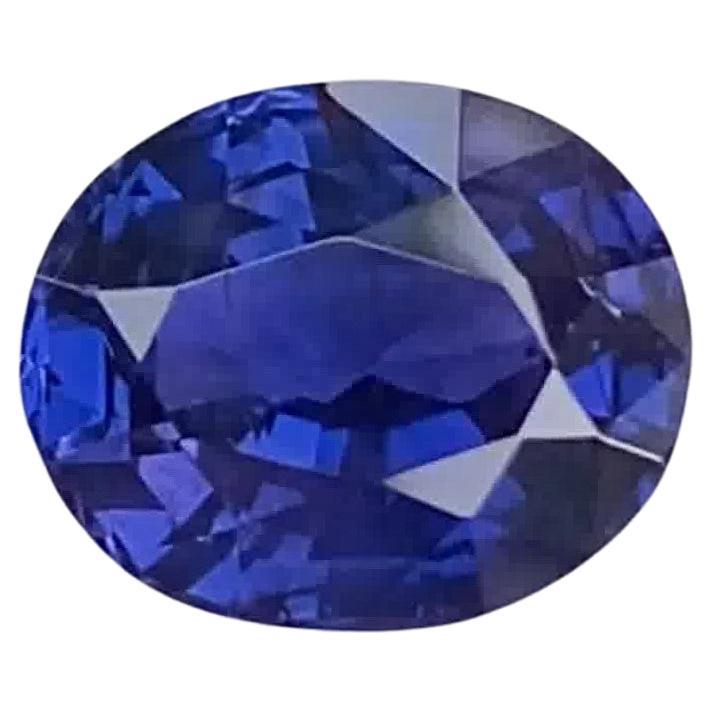 Certified 2.55 Ct No heat Royal Blue Sapphire Ceylon Origin Ring Gemstone  For Sale